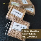 Tusuk Gigi Bambu / Tusuk Gigi Refil PINCUK - 10 bungkus perpack 3