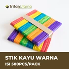 Stik Kayu Warna - Warni / Stik Kayu Premium / Stik kayu Variasi / Stik ice cream / stik kayu 1