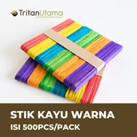 Stik Kayu Warna - Warni / Stik Kayu Premium / Stik kayu Variasi / Stik ice cream / stik kayu