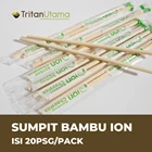Round bamboo chopsticks OPP ION 1
