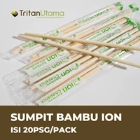 Sumpit bambu bulat OPP ION non Tusuk Gigi