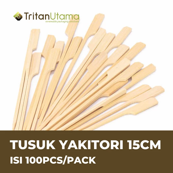 Tusuk sate Yakitori 15cm / tusuk jepang / tusuk daging / tusuk bambu