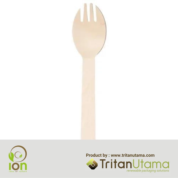 wooden spork / wooden spoon / wooden fork