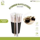 stirer kayu steril / stirer kayu / pengaduk kopi / stik kayu steril / stik kayu 1