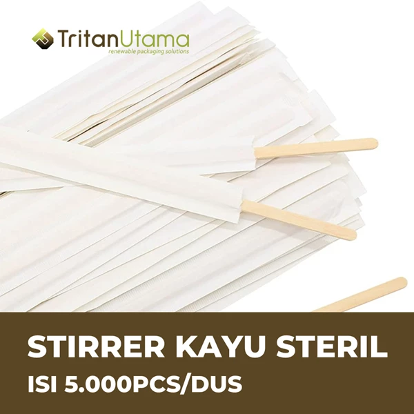 sterile wooden stirrer / stirrer / wooden stirrer / coffee stirrer / wooden stick