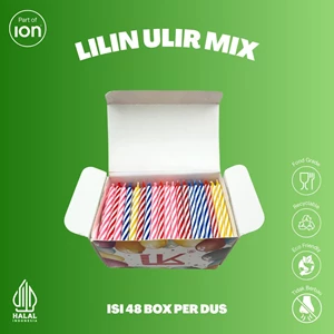 Spiral Birthday Candles 288 Mix Wholesale