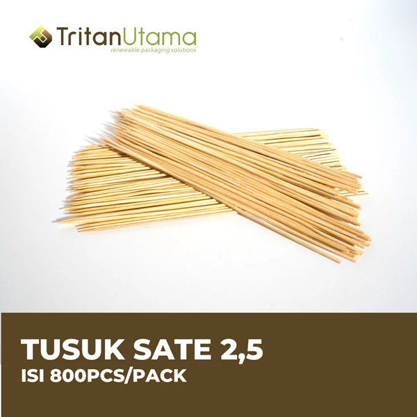 Bamboo Skewer ION 500gr 1 Box 40 Pack