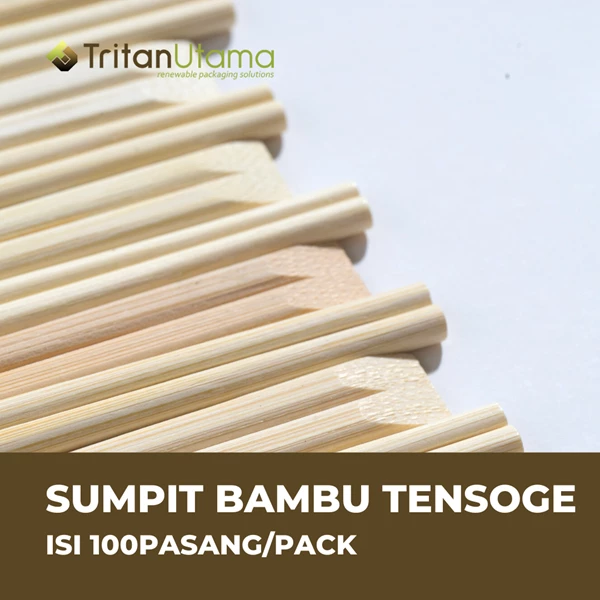Sumpit Tensoge Bambu ION / Bamboo chopsticks - GROSIR