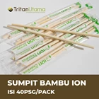  Sumpit Bambu Bulat + Tusuk Gigi Bungkus OPP ION 1