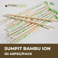  Sumpit Bambu Bulat + Tusuk Gigi Bungkus OPP ION