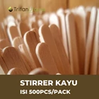 Stirer kayu / stirer / Pengaduk Kayu / Pengaduk Kopi / Stik Kayu  1