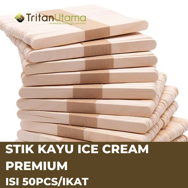 Stik Kayu Premium / Stik Kayu Grade A / Stik ice cream kayu / stik makanan / stik Premium