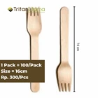 wooden fork / fork / fork spoon 3