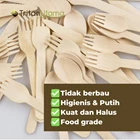 wooden fork / fork / fork spoon 4