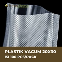 Plastik Vacum Bag EMBOSS 20x30cm / plastik vakum / plastik vacum makanan / Plastik bag / packaging makanan / plastik kemasan