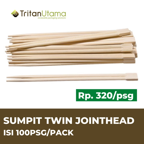Twin Jointhead Bamboo Chopsticks ION