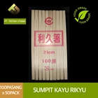 Sumpit kayu Rikyu / sumpit kayu / sumpit super 1