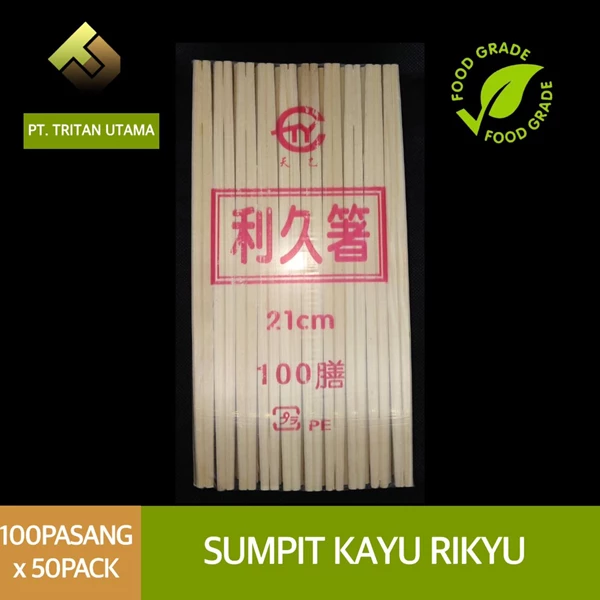Sumpit kayu Rikyu / sumpit kayu / sumpit super