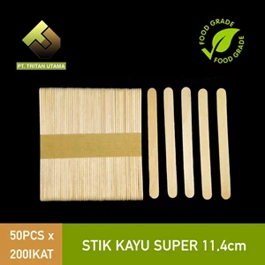 stik kayu super 114mm / stick ice cream super