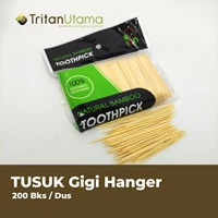 Tusuk Gigi Bambu Hanger ION +/-400 PCS