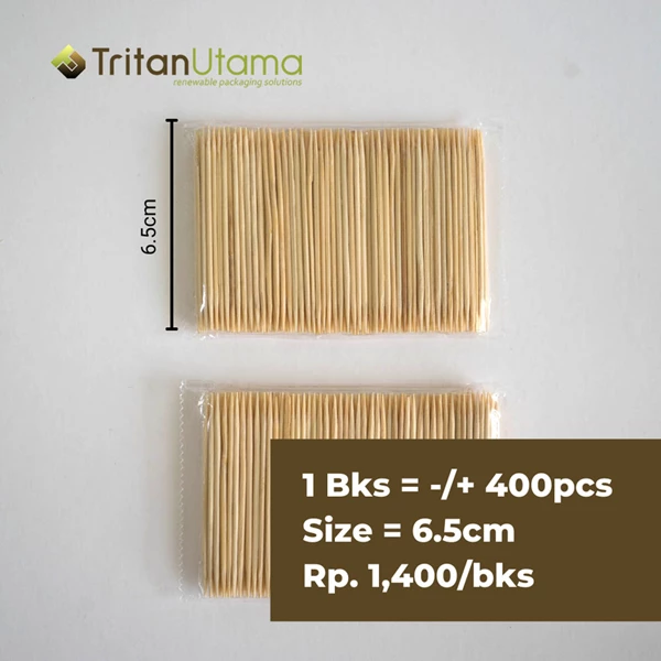 Bamboo Toothpick Hanger ION +/-400 PCS