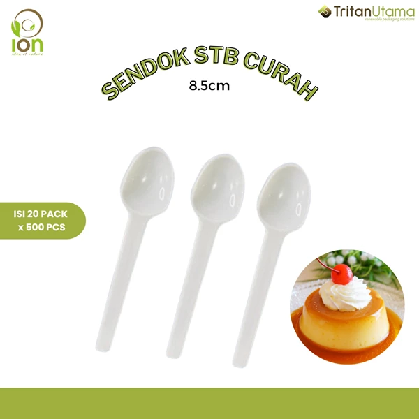8.5cm @ 500pc stb spoon / mini small plastic spoon for ice pudding