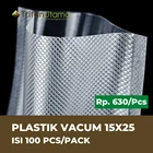 produk  Plastik rumah tangga vakum makanan 15x25 / vaccum sealer /plastik vakum 1