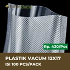 produk Plastik rumah tangga vakum makanan 12x17 / vaccum sealer / plastik vakum  1